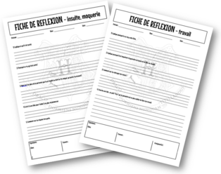 fiche reflexion