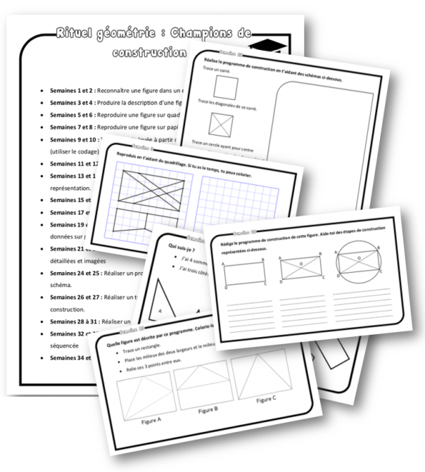 Champions de construction : un rituel en géométrie ! – La classe de Mallory